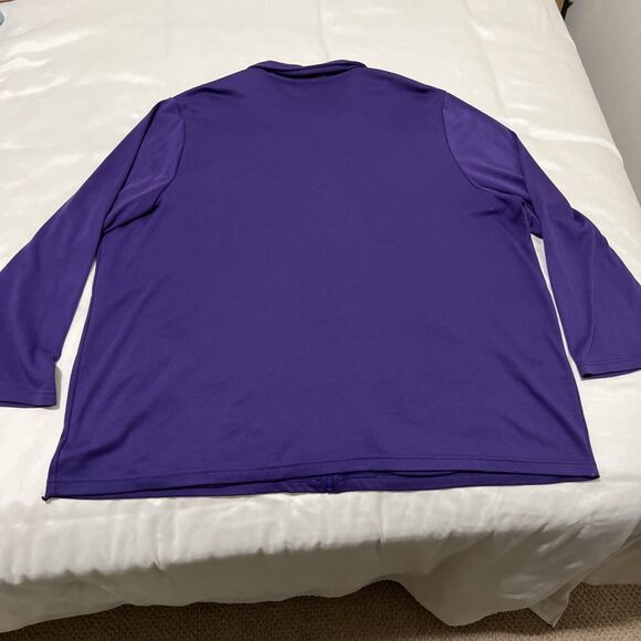 Red Hat Society Full Zip Sweatshirt Cardigan Jacket Purple Embellished - Picture 9 of 13